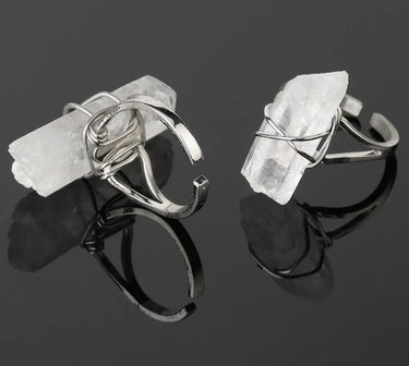 Cleansing and Healing Clear Quartz Open Ring-Your Soul Place